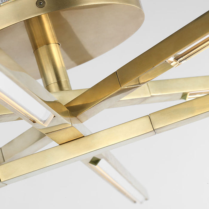 Cityscape LED Flush Mount Ceiling Light in Detail.