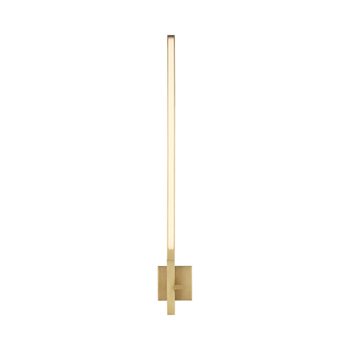 Cityscape LED Wall Light in Hand Rubbed Antique Brass.