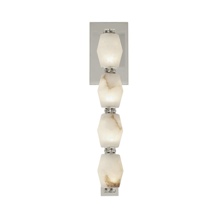 Collier LED Wall Light in Polished Nickel (14.8-Inch).