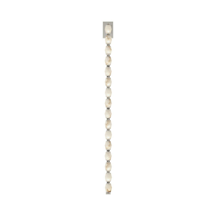Collier LED Wall Light in Polished Nickel (53-Inch).