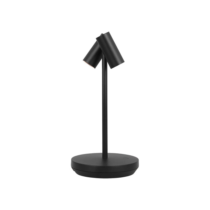 Doppia LED Table Lamp in Black (Small).