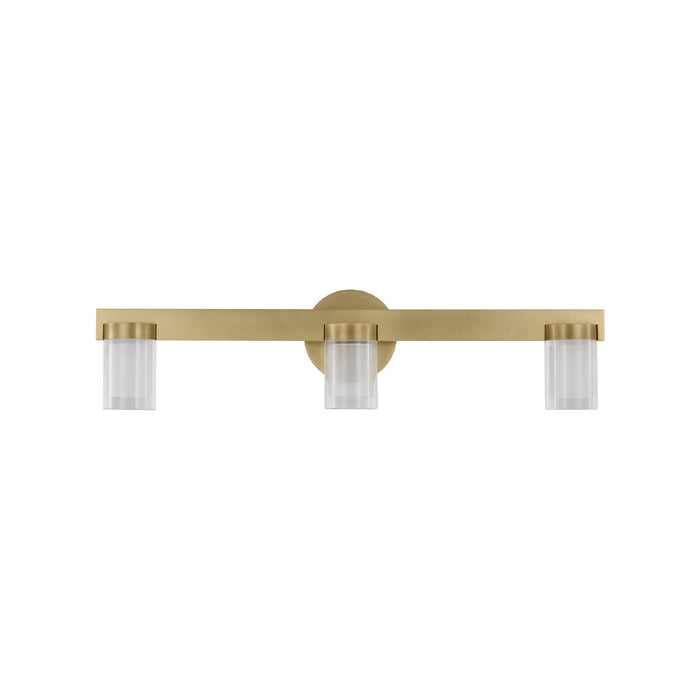 Esfera LED Bath Wall Light in Natural Brass (Medium).