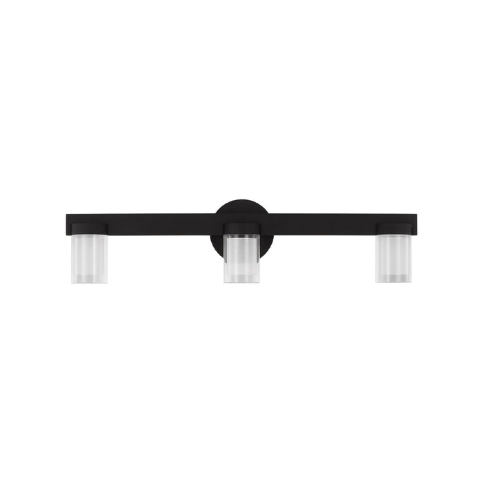 Esfera LED Bath Wall Light in Nightshade Black (Medium).