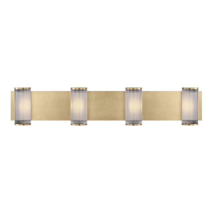 Esfera LED Wall Light in Natural Brass (X-Large).