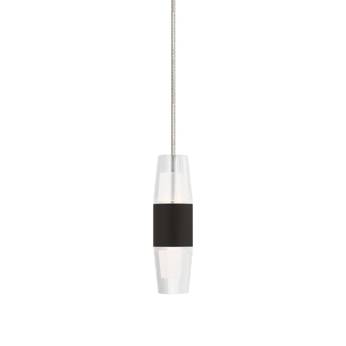 Lassell Mini LED Pendant Light in Dark Bronze (5.8-Inch).