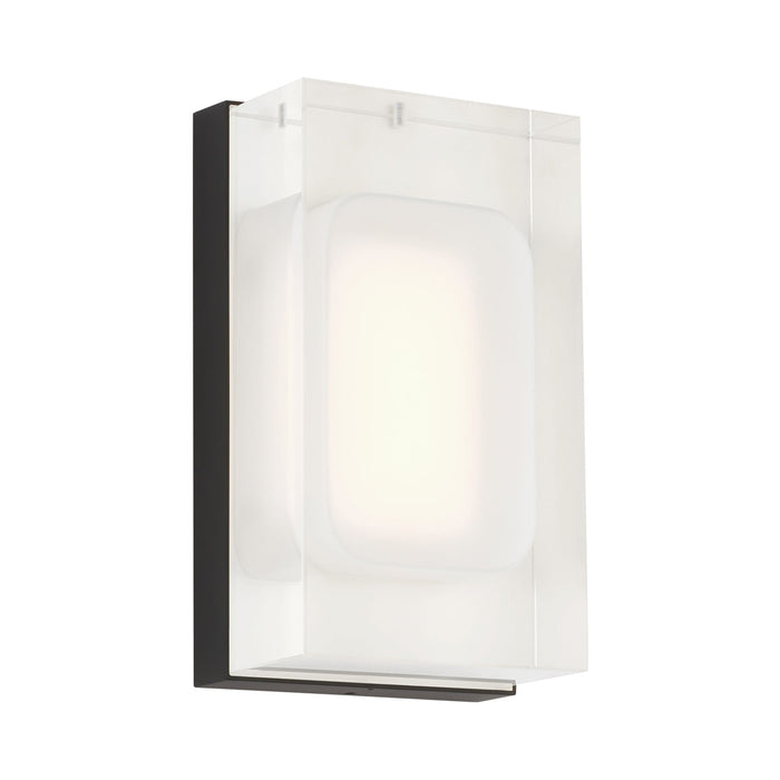 Milley LED Wall Light in Nightshade Black (7-Inch).