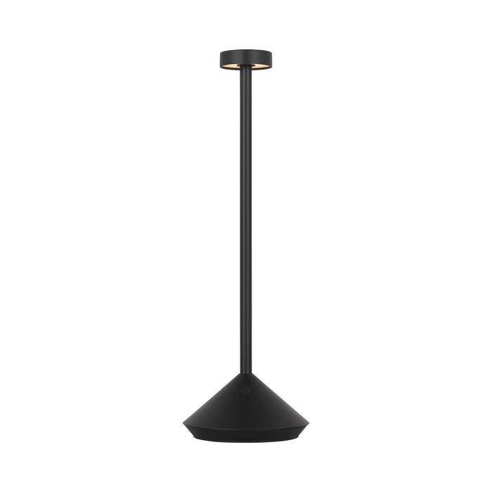 Moneta LED Table Lamp in Black.