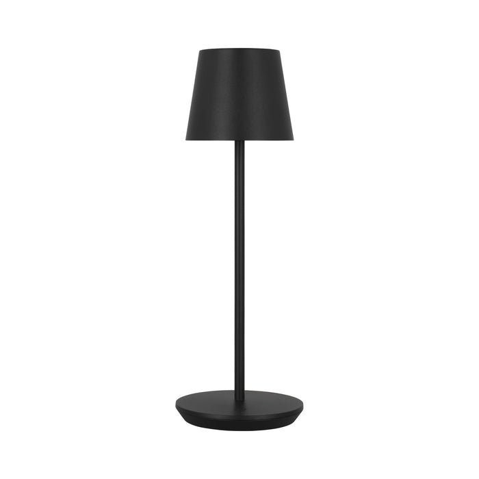 Nevis LED Table Lamp in Black.