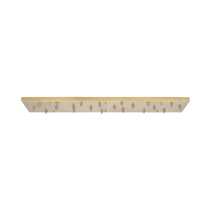 Rectangular Multiport Canopy in Hand Rubbed Antique Brass (72-Inch).