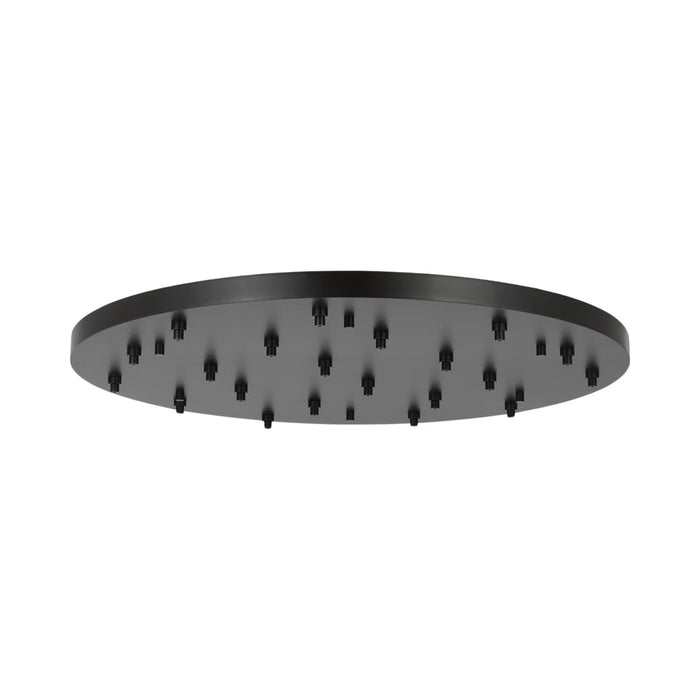 Round Multiport Canopy in Nightshade Black (46.5-Inch).