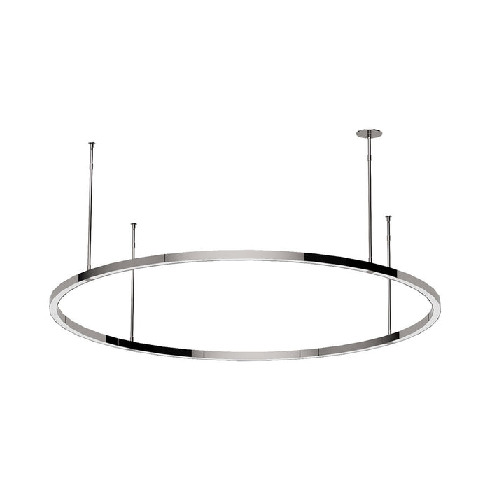Stagger LED Chandelier in Polished Stainless Steel (X-Large).