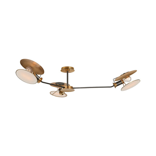 Osiris Asymmetric Semi Flush Mount Ceiling Light.