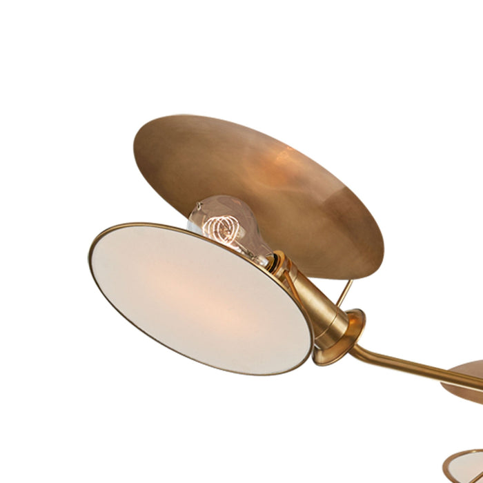 Osiris Asymmetric Semi Flush Mount Ceiling Light in Detail.