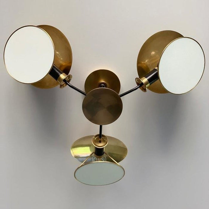 Osiris Asymmetric Semi Flush Mount Ceiling Light in Detail.