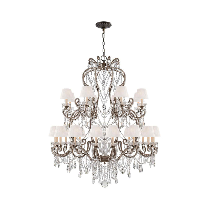 Adrianna Chandelier in Antiqued Gild (Large).