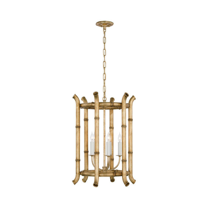 Alana Pendant Light in Gilded Plaster.