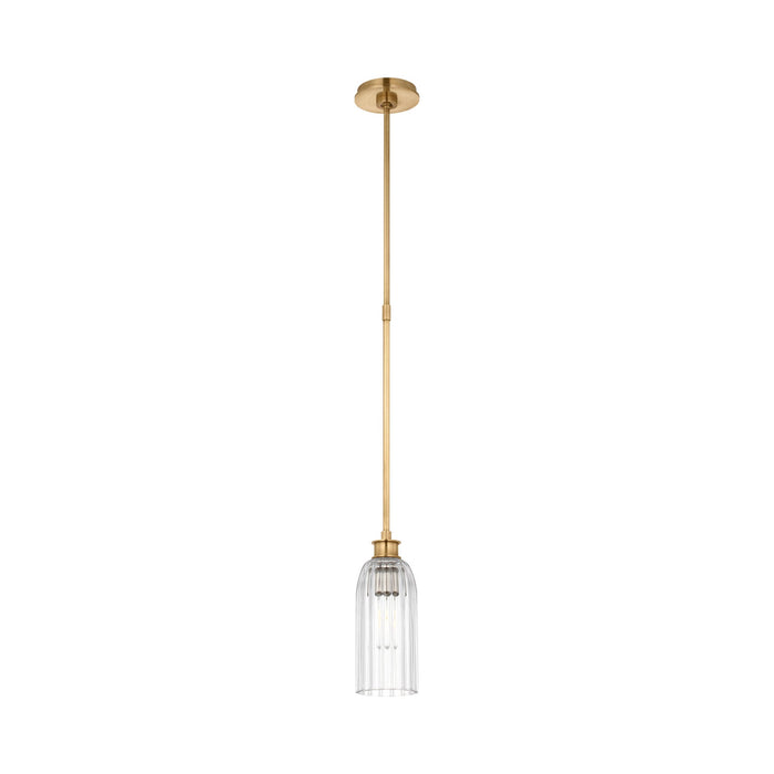 Asalea Pendant Light in Hand-Rubbed Antique Brass.