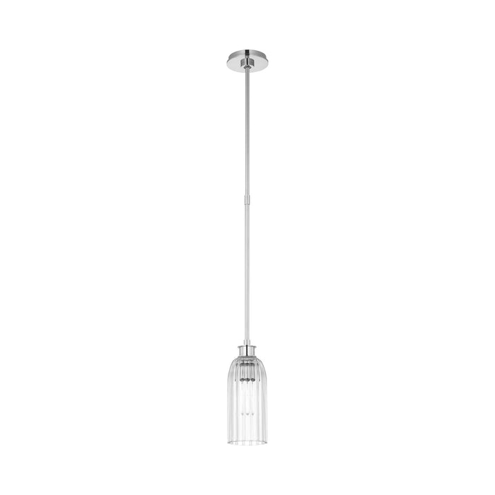 Asalea Pendant Light in Polished Nickel.