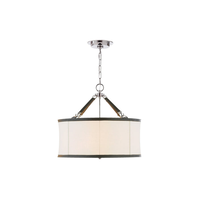 Broomfield Pendant Light in Polished Nickel (Small).