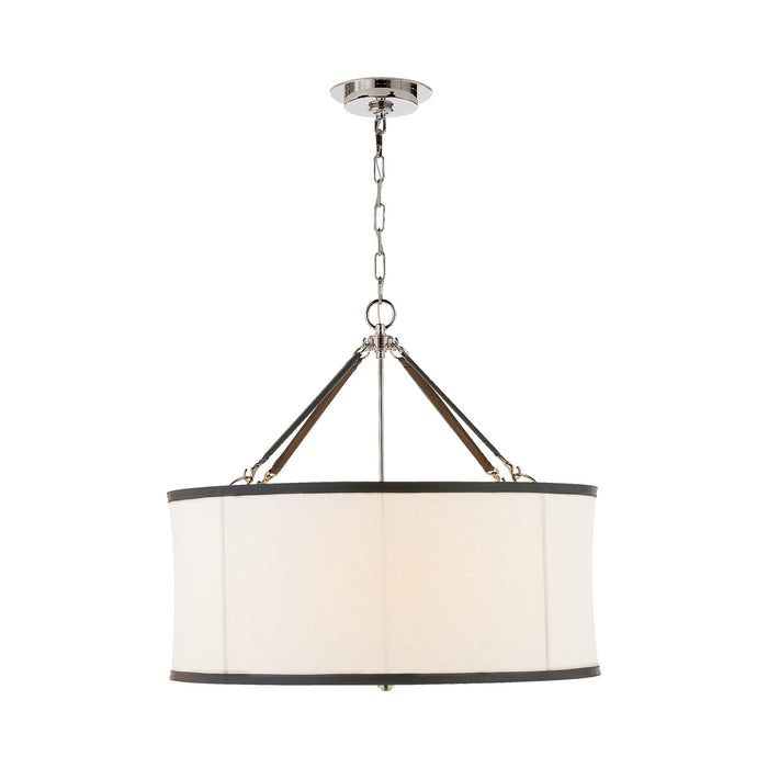 Broomfield Pendant Light in Polished Nickel (Large).