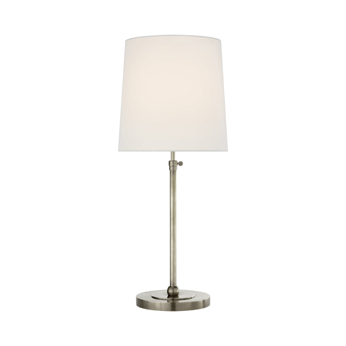 Bryant Table Lamp in Antique Silver/Not Wrapped (12-Inch).