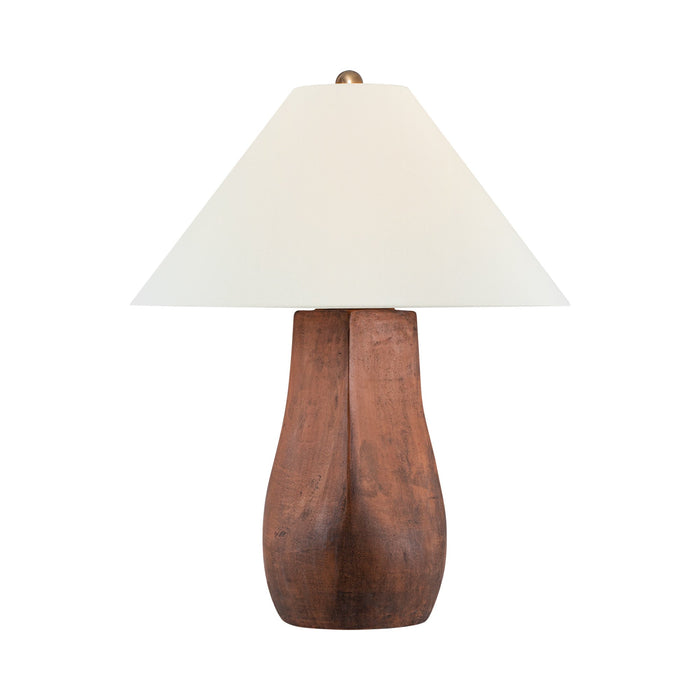 Cabazon Table Lamp in Natural Terracotta (24.75-Inch).