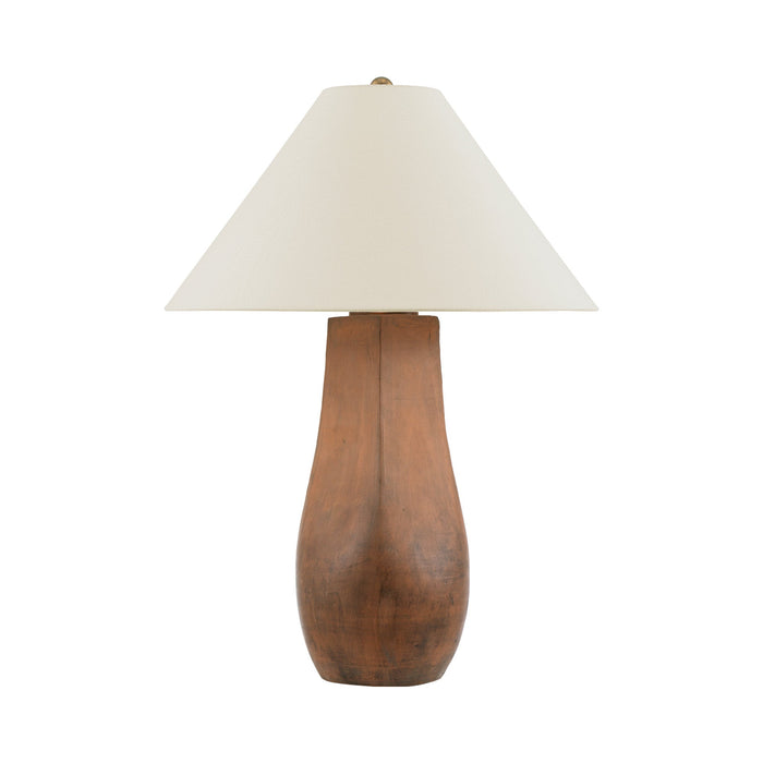 Cabazon Table Lamp in Natural Terracotta (29.75-Inch).