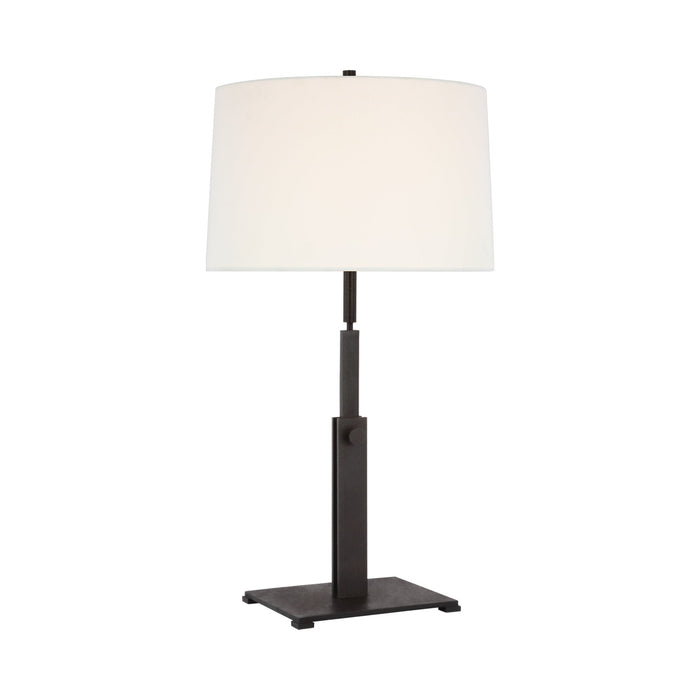 Cadmus Table Lamp in Warm Iron.