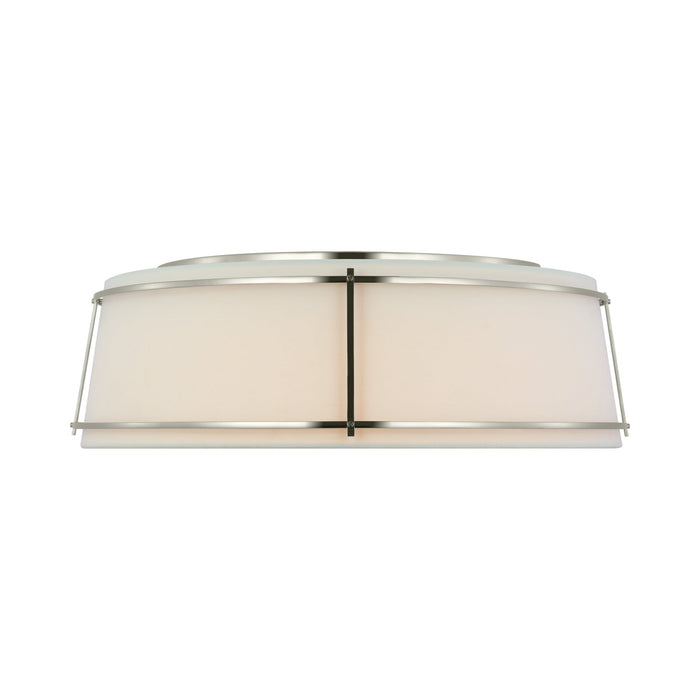 Callaway LED Flush Mount Ceiling Light in Polished Nickel (22.25-Inch).