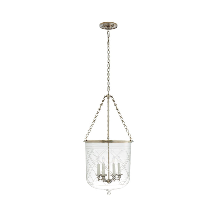 Cambridge Pendant Light in Butler's Silver (Large).