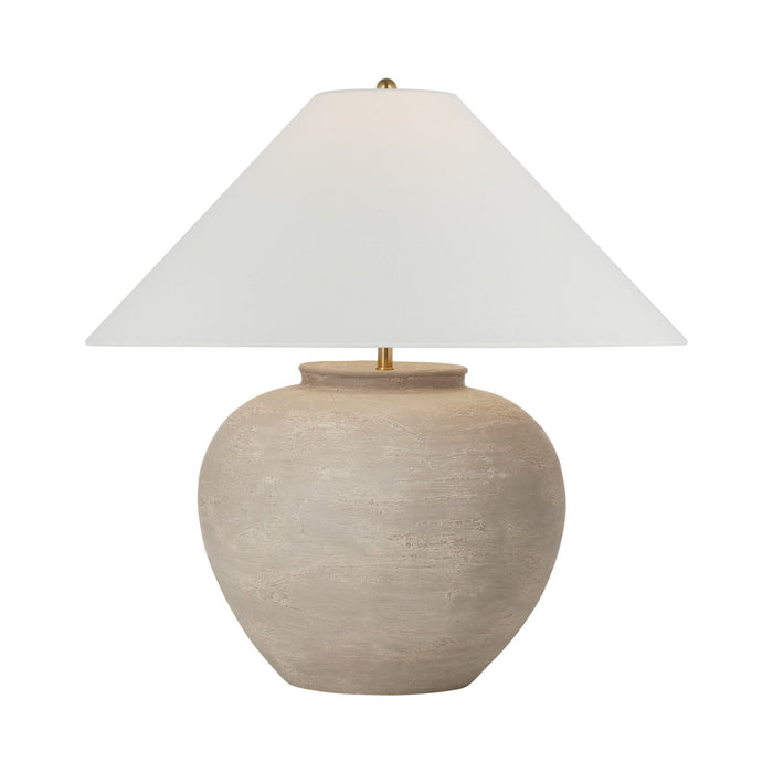 Casey Table Lamp in Silt Grey Ceramic.