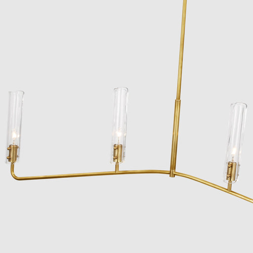 Casoria Linear Chandelier in Detail.