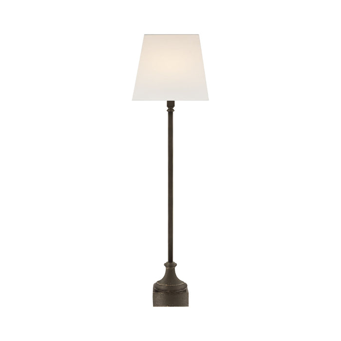 Cawdor Table Lamp in Aged Iron.