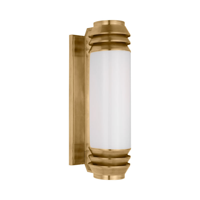 Chadwell LED Bath Wall Light in Natural Brass (19-Inch).