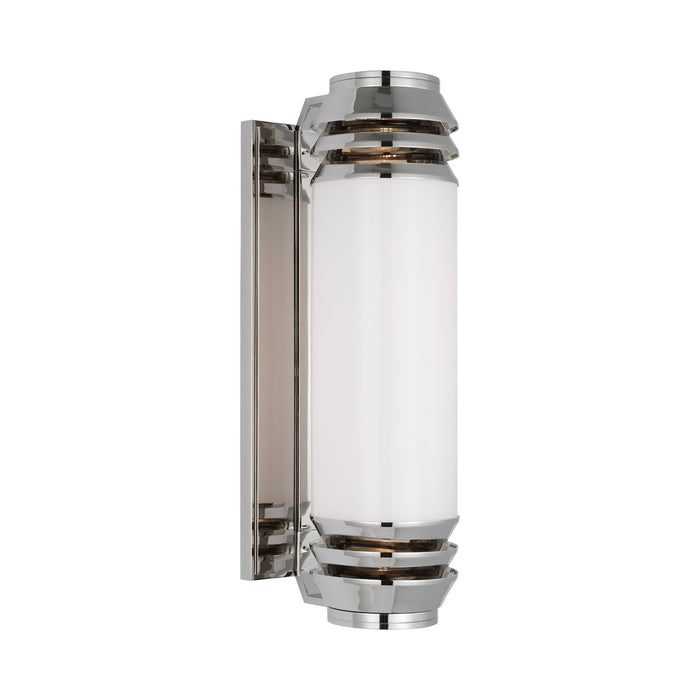 Chadwell LED Bath Wall Light in Polished Nickel (19-Inch).