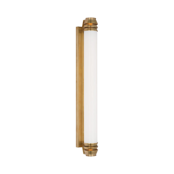 Chadwell LED Bath Wall Light in Natural Brass (24.5-Inch).