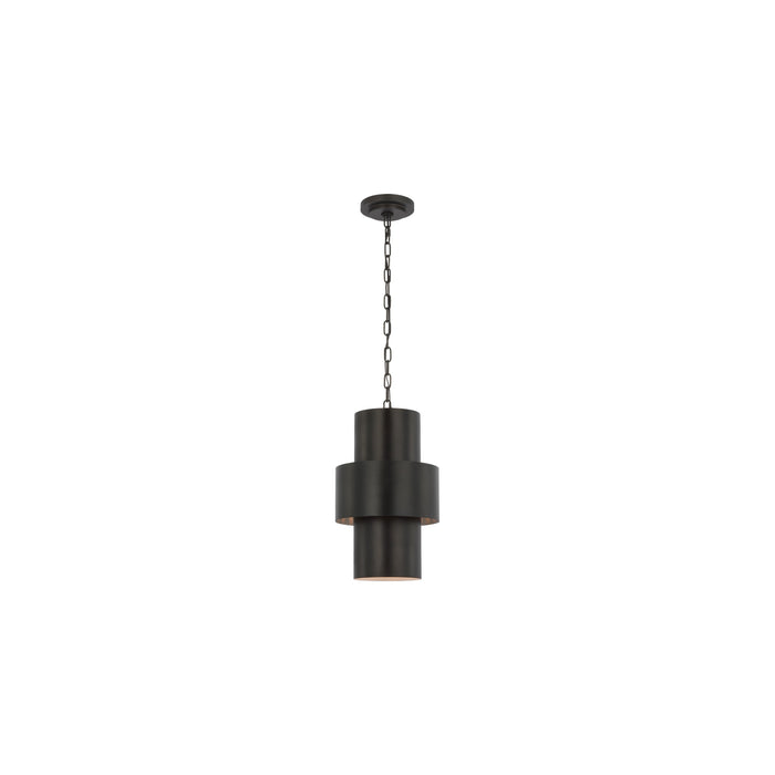 Chalmette Pendant Light in Aged Iron (11-Inch).