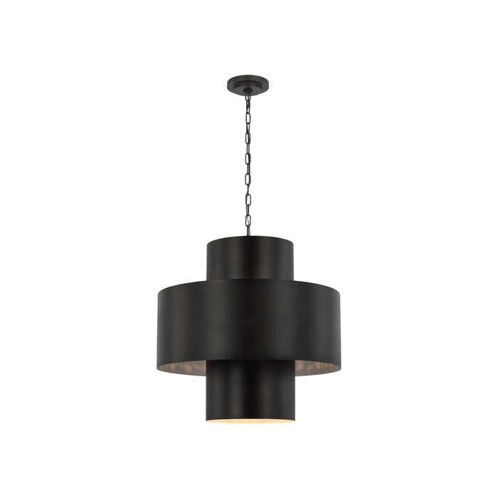 Chalmette Pendant Light in Aged Iron (25-Inch).