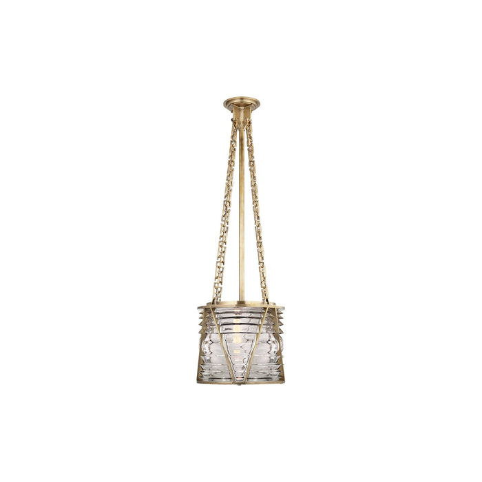 Chatham Pendant Light in Natural Brass (Small).