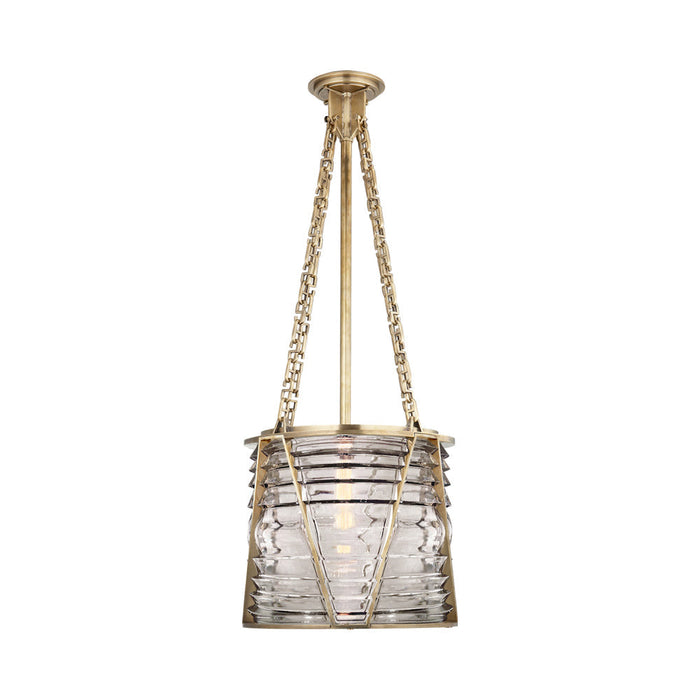 Chatham Pendant Light in Natural Brass (Large).