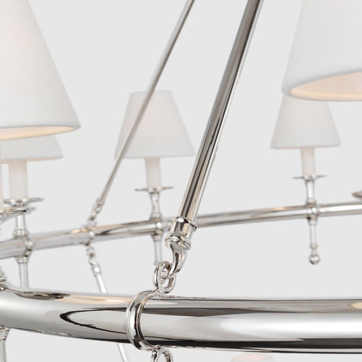 Classic Two-Tier Chandelier in Detail.