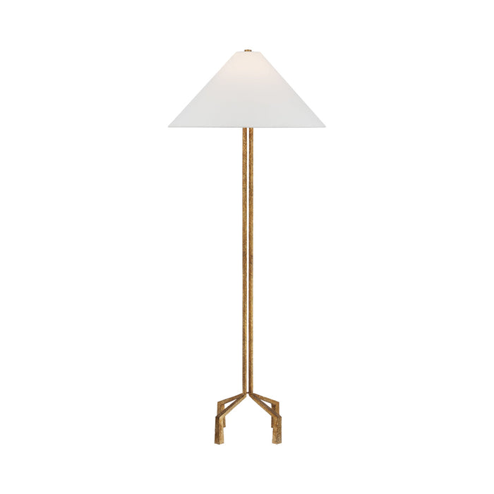 Clifford Floor Lamp in Gilded Iron.