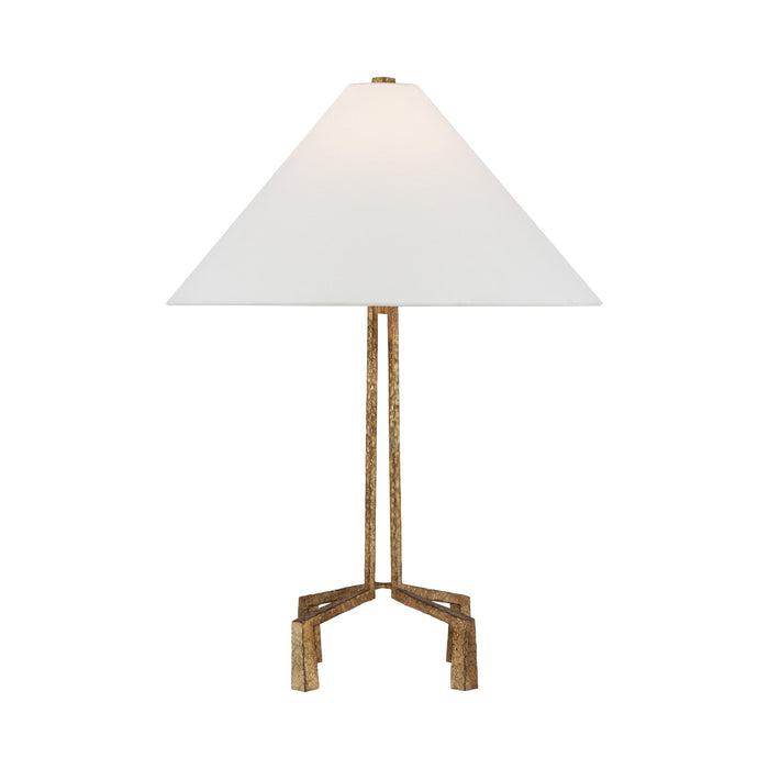 Clifford Table Lamp in Gilded Iron.