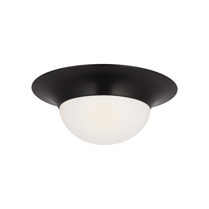 Cluny LED Flush Mount Ceiling Light in Bronze (18-Inch).