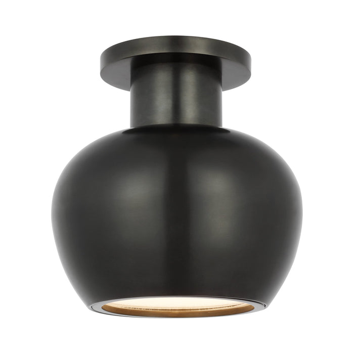 Comtesse LED Flush Mount Ceiling Light in Bronze.