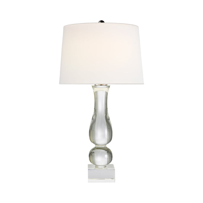 Contemporary Table Lamp in Crystal.