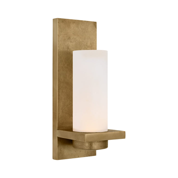 Cornado LED Bath Wall Light in Museum Brass (12-Inch).