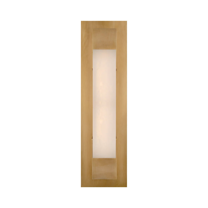 Covet LED Bracketed Bath Wall Light in Antique-Burnished Brass (16.25-Inch).