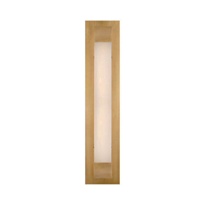 Covet LED Bracketed Bath Wall Light in Antique-Burnished Brass (21.25-Inch).