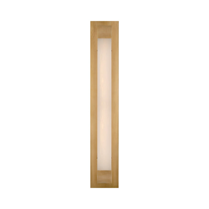 Covet LED Bracketed Bath Wall Light in Antique-Burnished Brass (26.25-Inch).